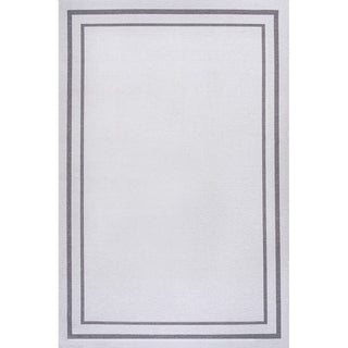 Sloane Classic 2-stripe Border Washable Area Rug