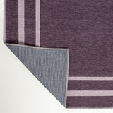 Sloane Classic 2-stripe Border Washable Area Rug