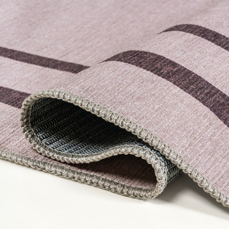 Sloane Classic 2-stripe Border Washable Area Rug