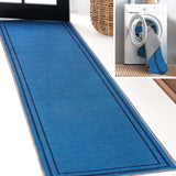 Sloane Classic 2-stripe Border Washable Area Rug