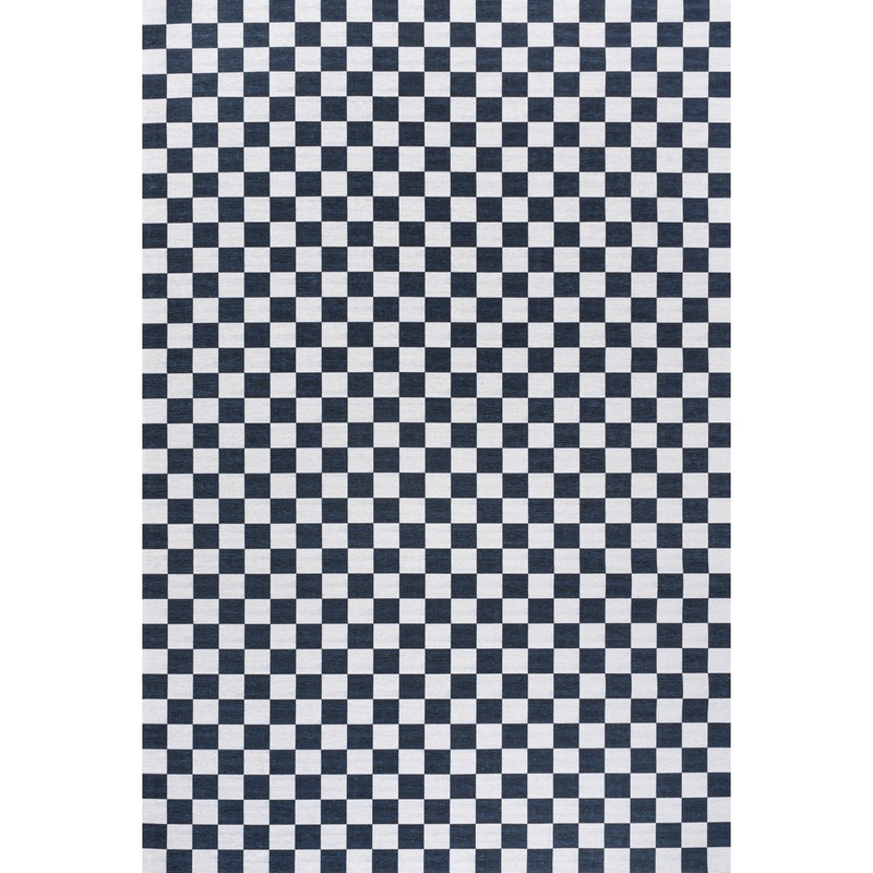 Ainsley Modern Cottage Checkerboard Washable Area Rug