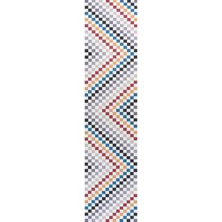 Ainsley Modern Cottage Checkerboard Washable Area Rug