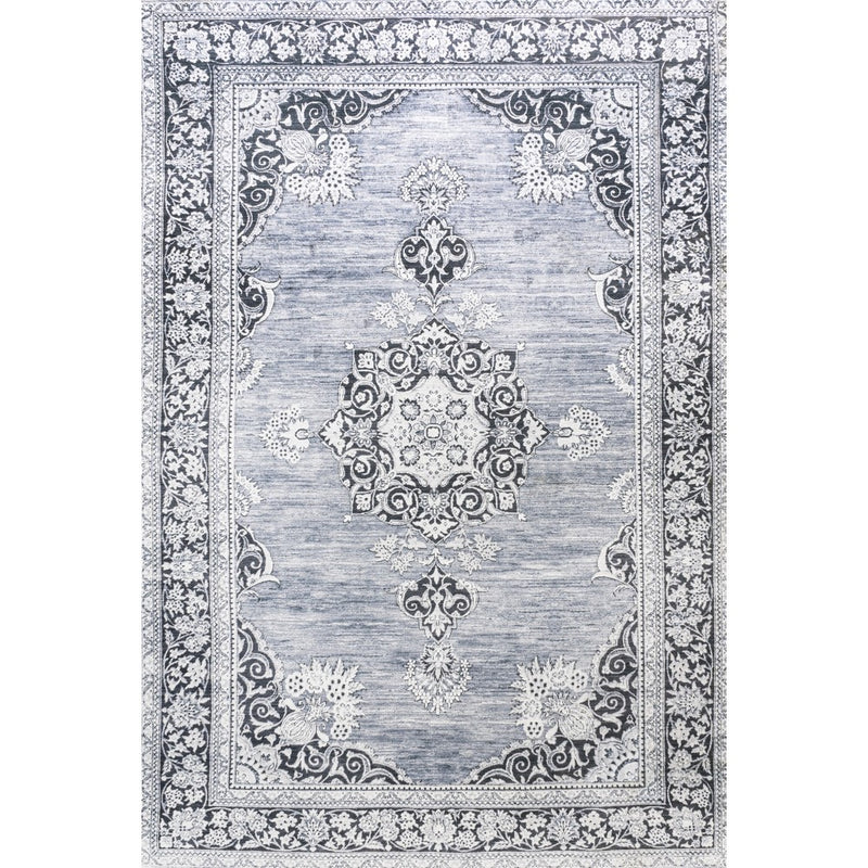 Bausch Bohemian Distressed Chenille Machine-washable Area Rug