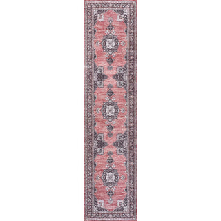 Bausch Bohemian Distressed Chenille Machine-washable Area Rug