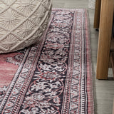 Bausch Bohemian Distressed Chenille Machine-washable Area Rug