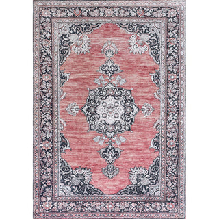Bausch Bohemian Distressed Chenille Machine-washable Area Rug