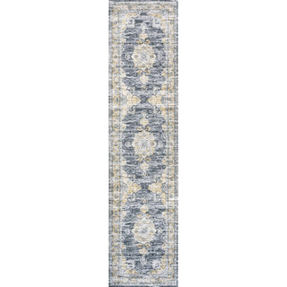 Bausch Bohemian Distressed Chenille Machine-washable Area Rug