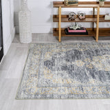Bausch Bohemian Distressed Chenille Machine-washable Area Rug