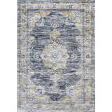 Bausch Bohemian Distressed Chenille Machine-washable Area Rug