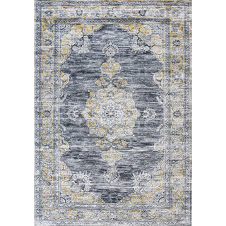 Bausch Bohemian Distressed Chenille Machine-washable Area Rug