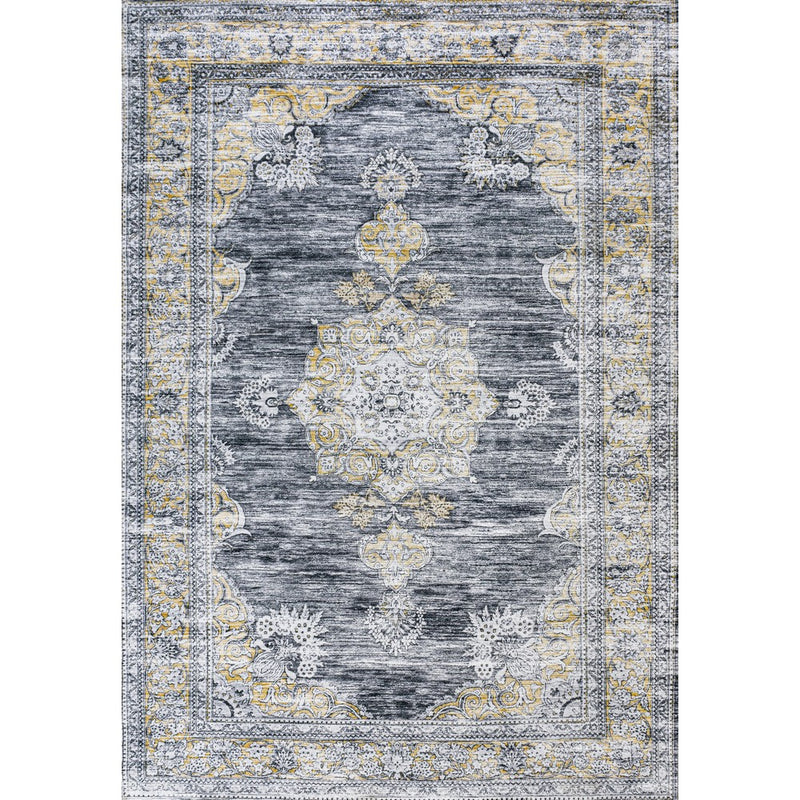Bausch Bohemian Distressed Chenille Machine-washable Area Rug