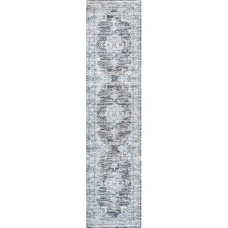 Bausch Bohemian Distressed Chenille Machine-washable Area Rug