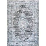 Bausch Bohemian Distressed Chenille Machine-washable Area Rug