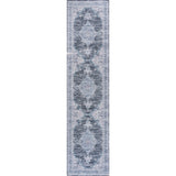 Wincer Chenille Cottage Medallion Machine-washable Area Rug