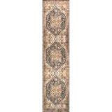 Chapell Chenille Mid-century Medallion Machine-washable Area Rug