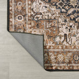 Chapell Chenille Mid-century Medallion Machine-washable Area Rug