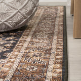 Chapell Chenille Mid-century Medallion Machine-washable Area Rug
