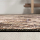 Chapell Chenille Mid-century Medallion Machine-washable Area Rug