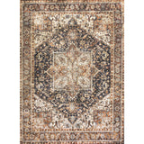 Chapell Chenille Mid-century Medallion Machine-washable Area Rug