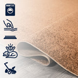 Twyla Classic Solid Low-Pile Machine-Washable Area Rug