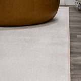 Twyla Classic Solid Low-Pile Machine-Washable Area Rug