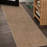 Twyla Classic Solid Low-Pile Machine-Washable Area Rug