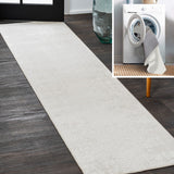 Twyla Classic Solid Low-Pile Machine-Washable Area Rug