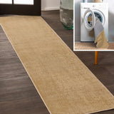 Twyla Classic Solid Low-Pile Machine-Washable Area Rug
