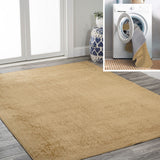 Twyla Classic Solid Low-Pile Machine-Washable Area Rug