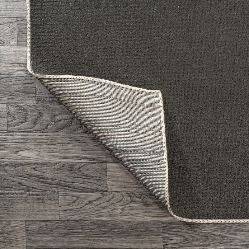 Twyla Classic Solid Low-Pile Machine-Washable Area Rug