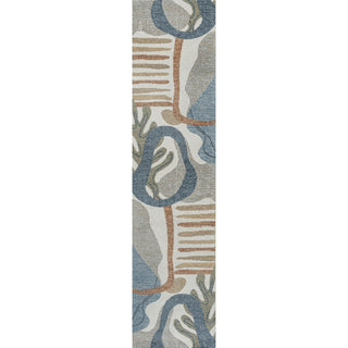 Algae Abstract Glam Botanical Machine-washable Area Rug