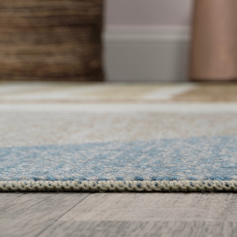 Algae Abstract Glam Botanical Machine-washable Area Rug