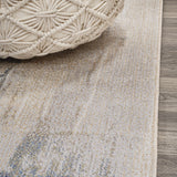 Weaver Abstract Coastal Watercolor Machine-washable Area Rug