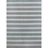 Fawning Two-tone Striped Classic Low-pile Machine-washable Area Rug