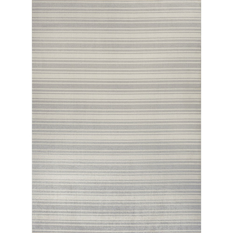 Fawning Two-tone Striped Classic Low-pile Machine-washable Area Rug
