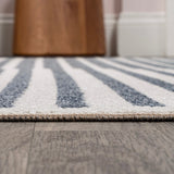 Shutter Minimalist Striped Plaid Machine-washable Area Rug