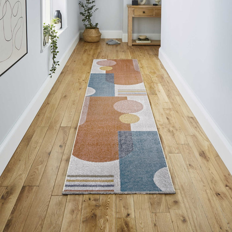 Slinger Modern Kids & Novelty Collage Machine-washable Area Rug