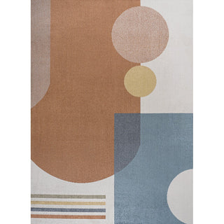 Slinger Modern Kids & Novelty Collage Machine-washable Area Rug