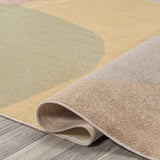 Pebble Geometric Kids & Novelty Machine-washable Area Rug