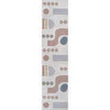 Riley Abstract Coastal Kids & Novelty Machine-washable Area Rug