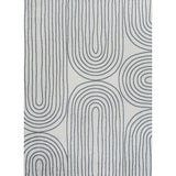Doodle Contemporary Glam Geometric Machine-washable Area Rug