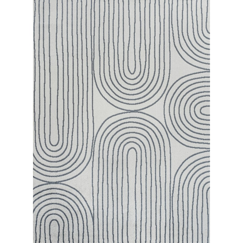 Doodle Contemporary Glam Geometric Machine-washable Area Rug