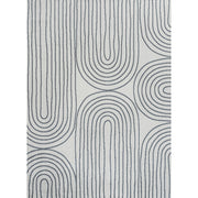 Doodle Contemporary Glam Geometric Machine-washable Area Rug