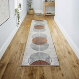Kallax Geometric Modern Low-Pile Machine-Washable Area Rug