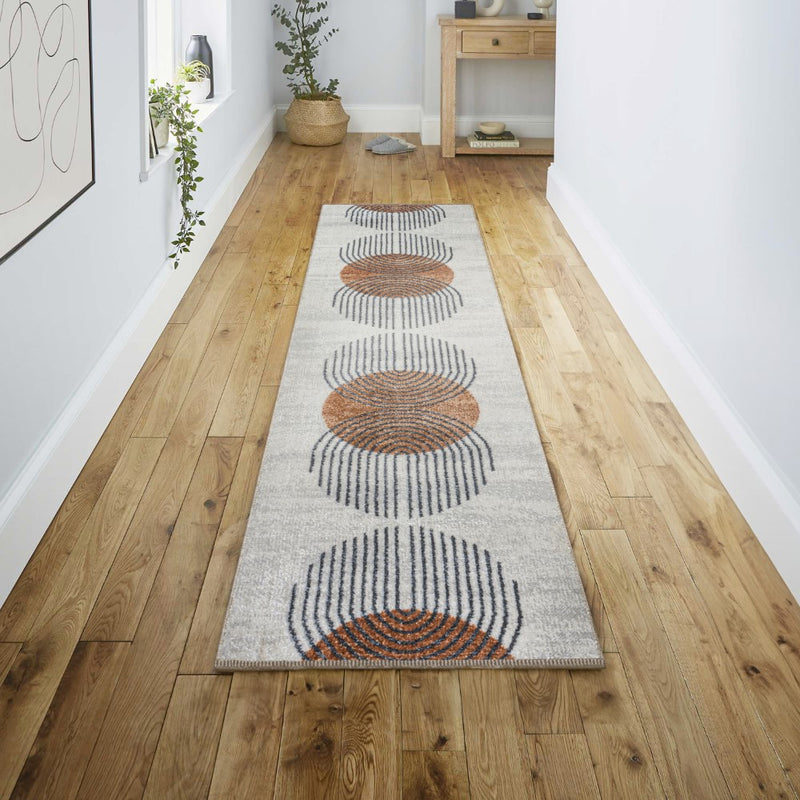 Kallax Geometric Modern Low-Pile Machine-Washable Area Rug