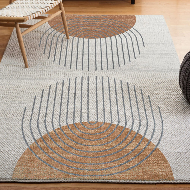 Kallax Geometric Modern Low-Pile Machine-Washable Area Rug
