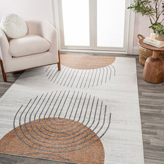 Kallax Geometric Modern Low-Pile Machine-Washable Area Rug