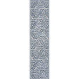 Vector Modern Coastal Geometric Machine-washable Area Rug