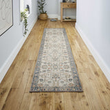 Hiero Persian Border Low-Pile Machine-Washable Area Rug