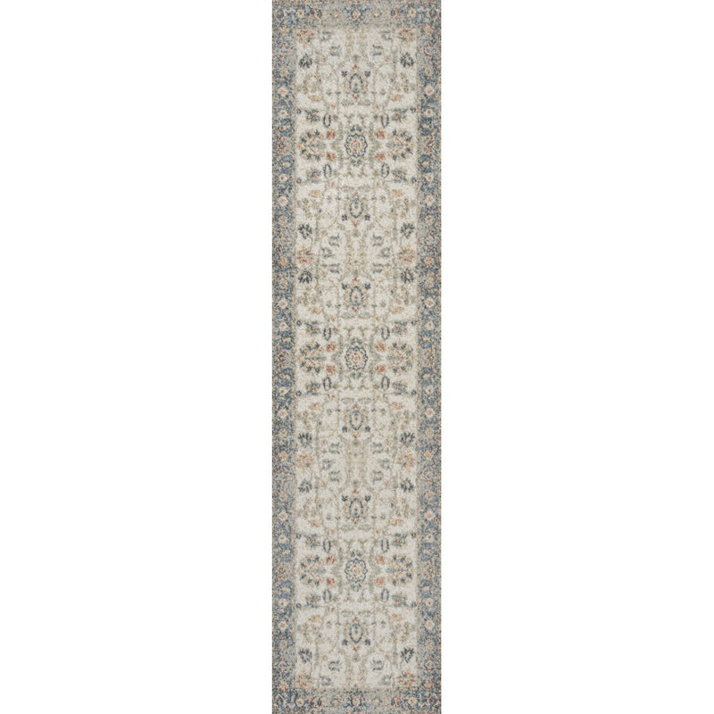 Hiero Persian Border Low-Pile Machine-Washable Area Rug